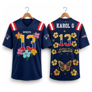 Patriots Karol G Viajando Por El Mundo Tropitour 2027 Jersey (2)