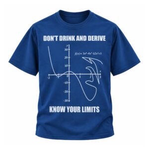 Don't Drink And Derive Know Your Limits Shirt (1)