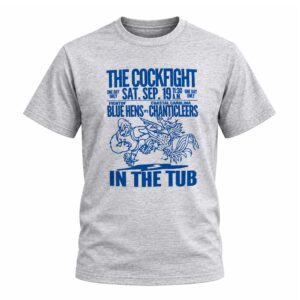 Delaware Football The Cockfight In The Tub Shirt (1)