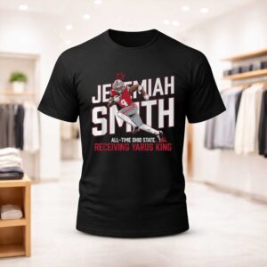 Jeremiah Smith All Time Ohio State Receiving Yards King Shirt (1)