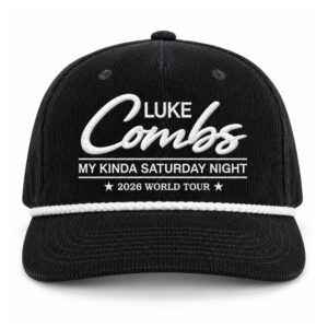 Luke Combs My Kinda Saturday Night World Tour 2026 Hat