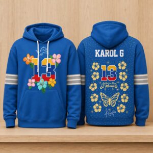 Lions Karol G Viajando Por El Mundo Tropitour 2027 Hoodie (2)
