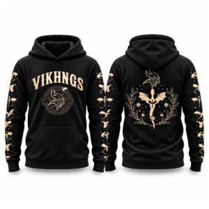 Vikings 2026 Fourth Wings Night Hoodie