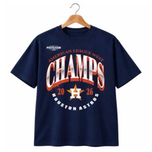 2026 Astros AL West Division Champs Locker Room Shirt (2)