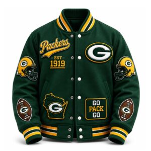 2026 Packers EST 1919 Baseball Jacket (2)