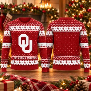 2026 Christmas Sooners Custom Ugly Sweater 2