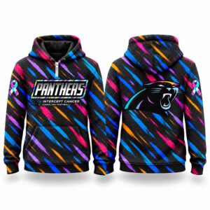 Panthers Football 2026 Crucial Catch Quarter Zip Waffle Hoodie