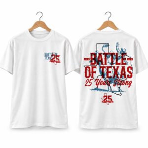 Myrtis Dightman Battle Of Texans 25 Years Strong National Finals Rodeo Shirt (2)