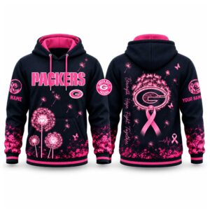 Packers Breast Cancer Awareness Custom Hoodie