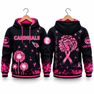 Cardinals Breast Cancer Awareness Custom Hoodie 2