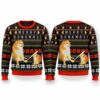 2026 Christmas Burning This Is Fine Meme Ugly Sweater