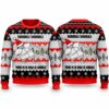 2026 Christmas Rules Worm With A Mustache Ugly Sweater