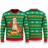 2026 Christmas Black Cat Pattern Ugly Sweater