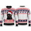 2026 Christmas What Funny Black Cat Ugly Sweater