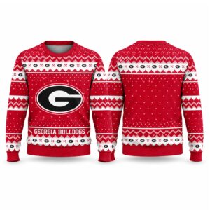 2026 Christmas Bulldogs Custom Ugly Sweater