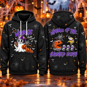 Halloween Vikings Of The Haunted North Hoodie 2