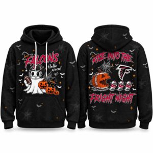 Falcons Halloween Rise Into The Fright Night Hoodie