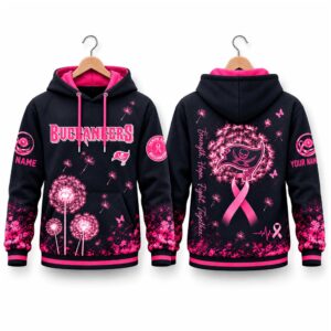 Buccaneers Breast Cancer Awareness Custom Hoodie 2