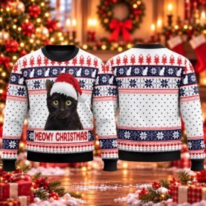 2026 Meowy Christmas Ugly Sweater 2