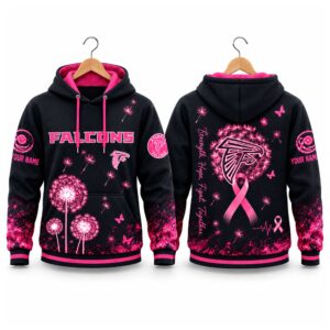 Falcons Breast Cancer Awareness Custom Hoodie 2