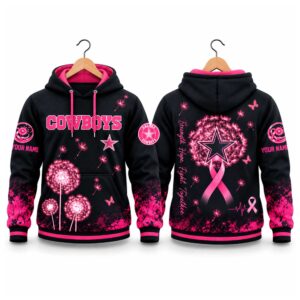 Cowboys Breast Cancer Awareness Custom Hoodie