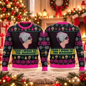 2026 Christmas Karen Can I Speak To Manager Meme Ugly Sweater 2