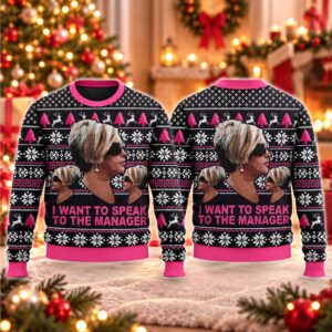 2026 Christmas Karen I Want To Speak To Manager Meme Ugly Sweater 2