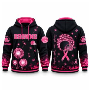 Browns Breast Cancer Awareness Custom Hoodie