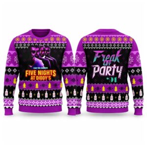 2026 Christmas Five Nights At Diddy’s Ugly Sweater (1)