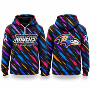 Ravens Football 2026 Crucial Catch Quarter Zip Waffle Hoodie