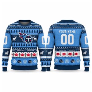2026 Christmas Titans Custom Ugly Sweater