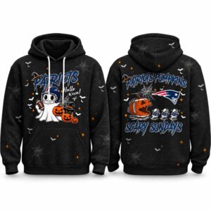 Halloween Patriots Pumpkins Scary Sundays Hoodie