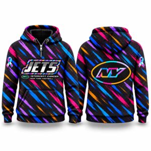 Jets Football 2026 Crucial Catch Quarter Zip Waffle Hoodie