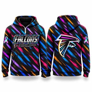 Falcons Football 2026 Crucial Catch Quarter Zip Waffle Hoodie