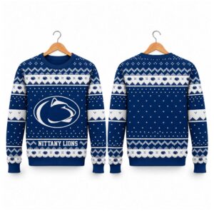 2026 Christmas Nittany Lions Custom Ugly Sweater 2