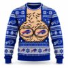 Dolphins Hairy Chest Custom Christmas Ugly Sweater
