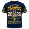 Brewers World Series Champions 2026 Waffle Hoodie