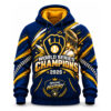 Brewers Wisconsin Trophy World Series Champions 2026 Quater Zip Hoodie