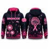 Chargers Breast Cancer Awareness Custom Hoodie