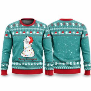 2026 Christmas Merry Kissmyass Cat Ugly Sweater