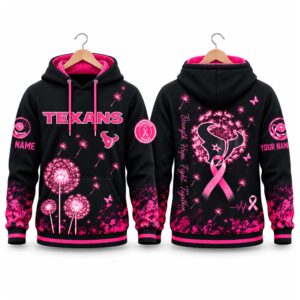 Texans Breast Cancer Awareness Custom Hoodie 2
