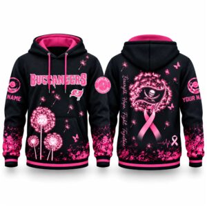 Buccaneers Breast Cancer Awareness Custom Hoodie