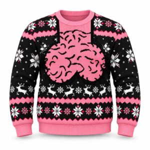 2026 Hairy Chest Christmas Ugly Sweater