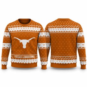 2026 Christmas Longhorns Custom Ugly Sweater