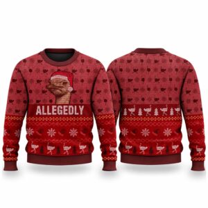2026 Christmas Letterkenny Allegedly Meme Ugly Sweater