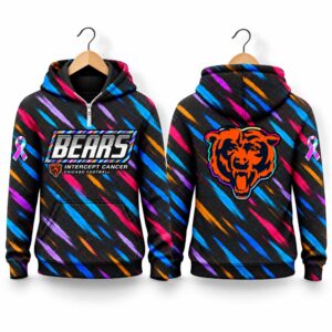 Bears Football 2026 Crucial Catch Quarter Zip Waffle Hoodie 2