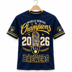 Brewers Five Star World Series Champions 2026 Shirt 1