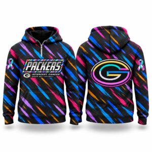 Packers Football 2026 Crucial Catch Quarter Zip Waffle Hoodie