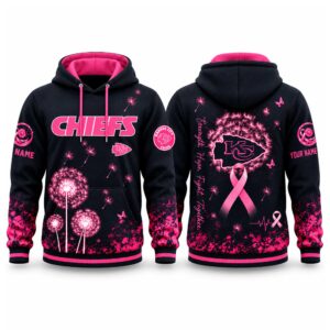 Chiefs Breast Cancer Awareness Custom Hoodie