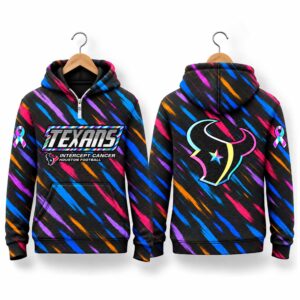 Texans Football 2026 Crucial Catch Quarter Zip Waffle Hoodie 2